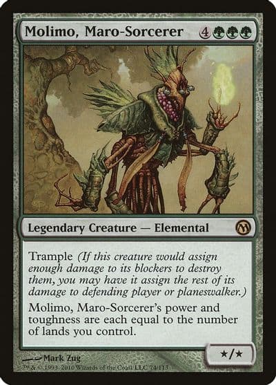Molimo Maro Sorcerer Duels of the Planeswalkers Magic card