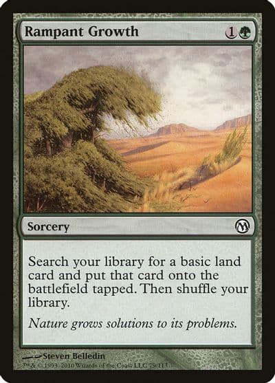 Rampant Growth Duels of the Planeswalkers Magic card