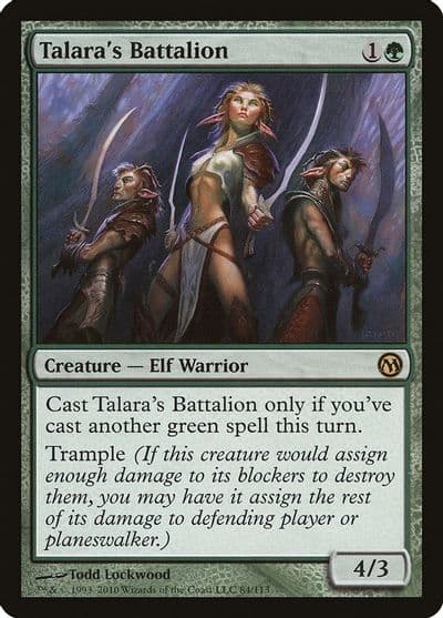 Talaras Battalion Duels of the Planeswalkers Magic card