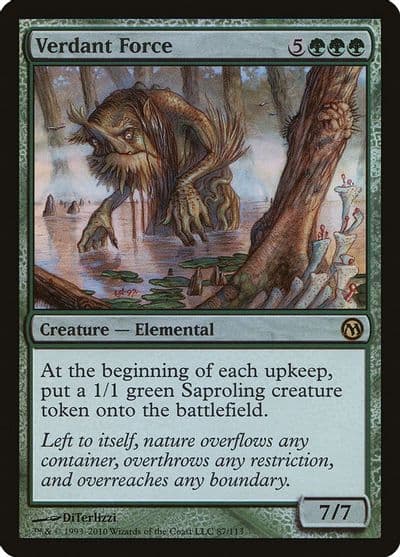 Verdant Force Duels of the Planeswalkers Magic card