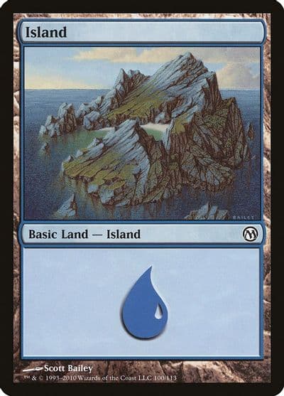 Island 100 Duels of the Planeswalkers Magic card