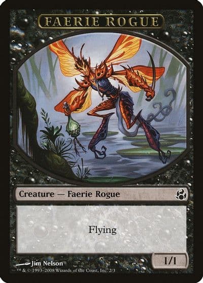 Faerie Rogue Token Morningtide Magic card