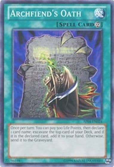 Archfiends Oath Astral Pack 4 Yu-Gi-Oh! card