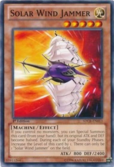 Solar Wind Jammer Structure Deck: Cyber Dragon Revolution Yu-Gi-Oh! card
