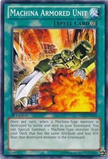 Machina Armored Unit Structure Deck: Cyber Dragon Revolution Yu-Gi-Oh! card
