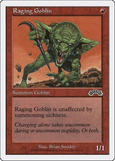 Raging Goblin Anthologies Magic card