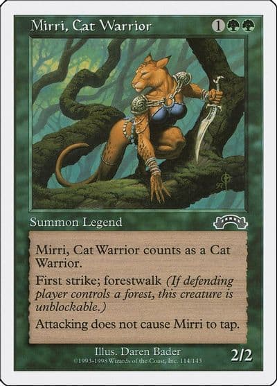 Mirri Cat Warrior Anthologies Magic card