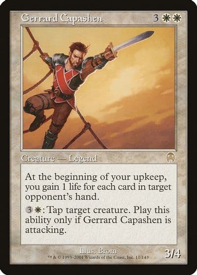 Gerrard Capashen Apocalypse Magic card