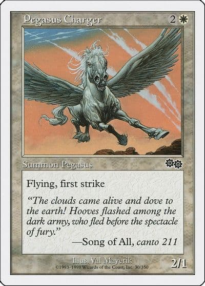 Pegasus Charger Anthologies Magic card
