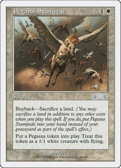 Pegasus Stampede Anthologies Magic card