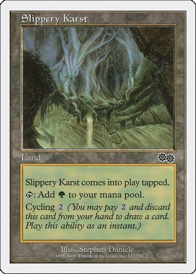 Slippery Karst Anthologies Magic card