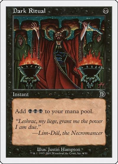Dark Ritual Deckmasters Garfield vs Finkel Magic card