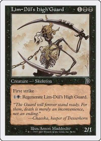 Lim Duls High Guard 6a Deckmasters Garfield vs Finkel Magic card