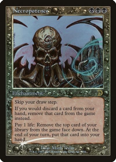 Necropotence Deckmasters Garfield vs Finkel Magic card