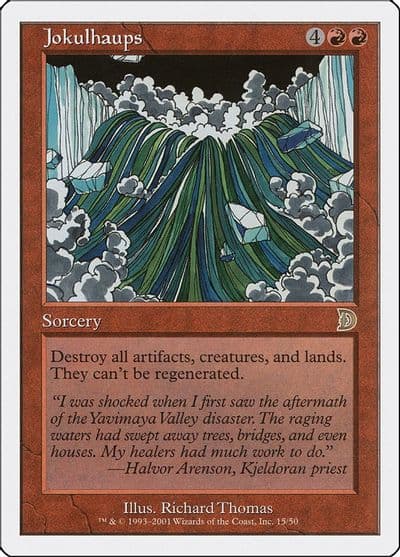 Jokulhaups Deckmasters Garfield vs Finkel Magic card