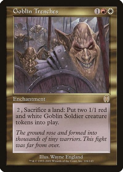 Goblin Trenches Apocalypse Magic card