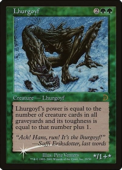 Lhurgoyf Deckmasters Garfield vs Finkel Magic card