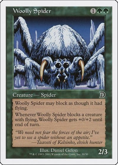 Woolly Spider Deckmasters Garfield vs Finkel Magic card