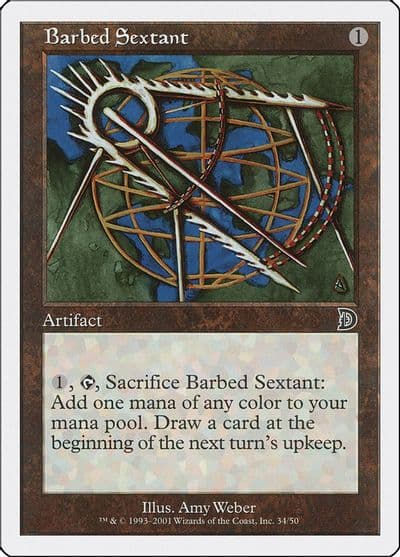 Barbed Sextant Deckmasters Garfield vs Finkel Magic card