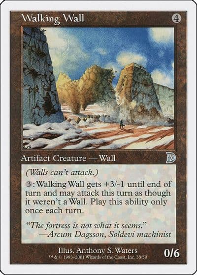 Walking Wall Deckmasters Garfield vs Finkel Magic card