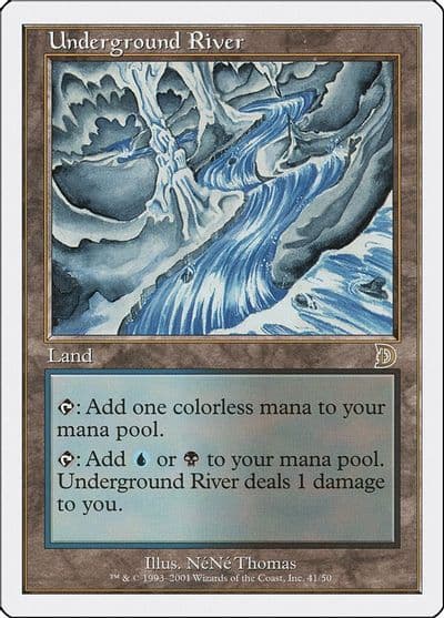 Underground River Deckmasters Garfield vs Finkel Magic card