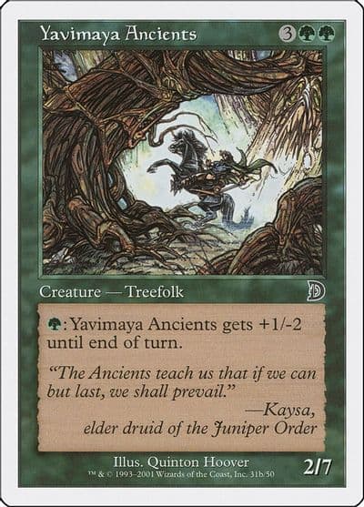 Yavimaya Ancients 31b Deckmasters Garfield vs Finkel Magic card