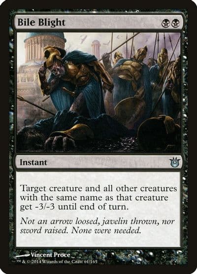 Bile Blight Born of the Gods Magic card