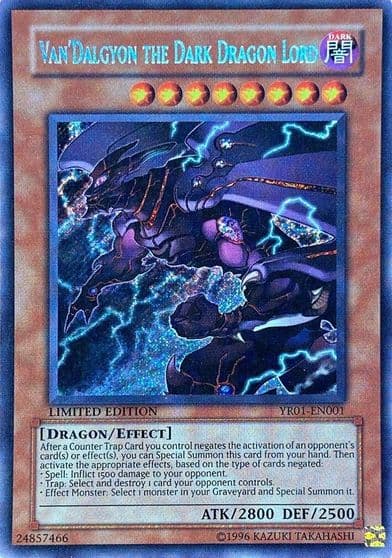 VanDalgyon The Dark Dragon Lord Yu-Gi-Oh! R Manga Promo Yu-Gi-Oh! card