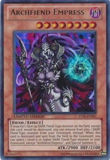 Archfiend Empress Sneak Preview Series 5 Yu-Gi-Oh! card