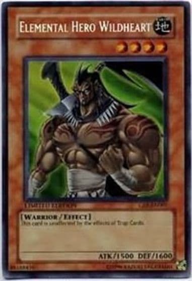 Elemental Hero Wildheart Secret Rare Elemental Energy Yu-Gi-Oh! card
