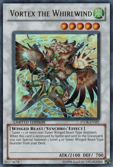 Vortex the Whirlwind STOR ENSP1 Storm of Ragnarok Yu-Gi-Oh! card