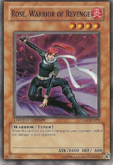 Rose Warrior of Revenge CSOC ENSP1 Crossroads of Chaos Yu-Gi-Oh! card