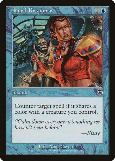 Jaded Response Apocalypse Magic card