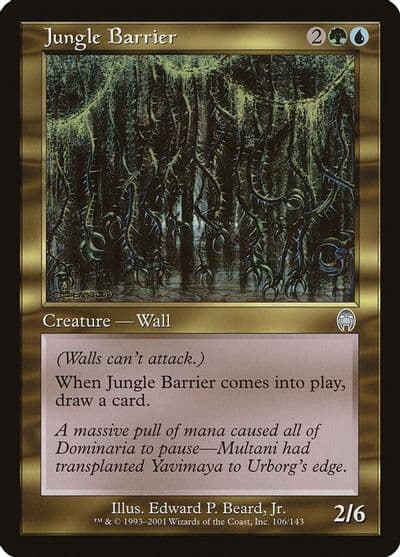 Jungle Barrier Apocalypse Magic card