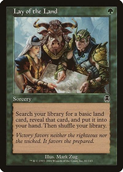 Lay of the Land Apocalypse Magic card