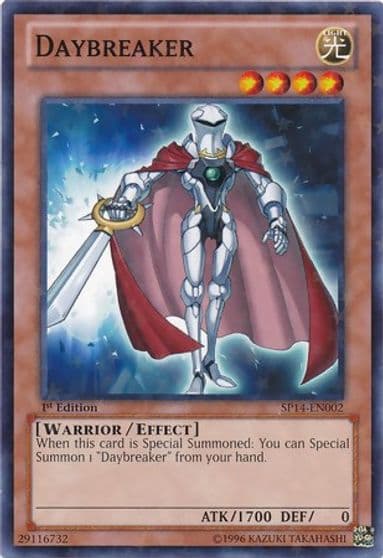 Daybreaker Starfoil Star Pack 2014 Yu-Gi-Oh! card