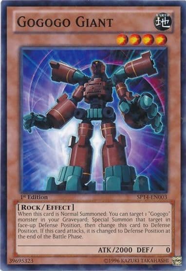 Gogogo Giant Starfoil Star Pack 2014 Yu-Gi-Oh! card