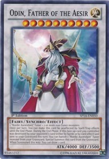 Odin Father of the Aesir Star Pack 2014 Yu-Gi-Oh! card