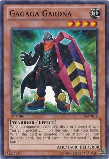 Gagaga Gardna Starfoil Star Pack 2014 Yu-Gi-Oh! card