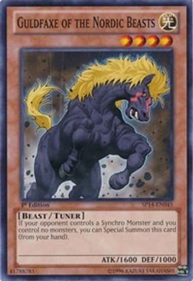 Guldfaxe of the Nordic Beasts Common Star Pack 2014 Yu-Gi-Oh! card