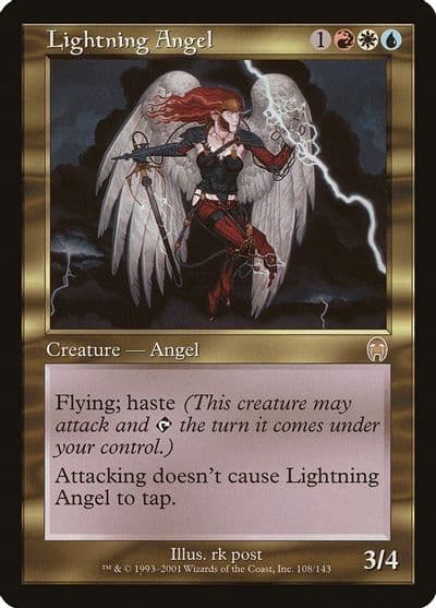Lightning Angel Apocalypse Magic card
