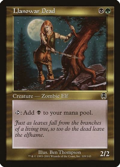 Llanowar Dead Apocalypse Magic card