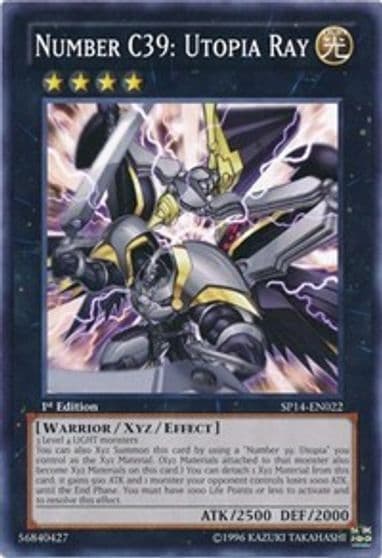 Number C39 Utopia Ray Star Pack 2014 Yu-Gi-Oh! card