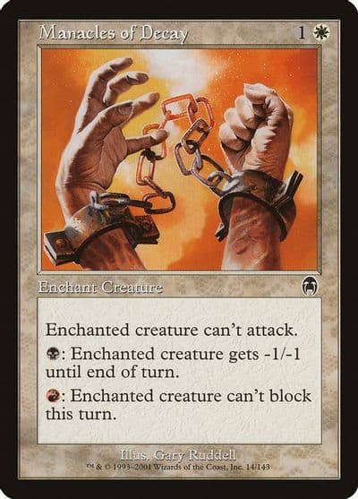 Manacles of Decay Apocalypse Magic card