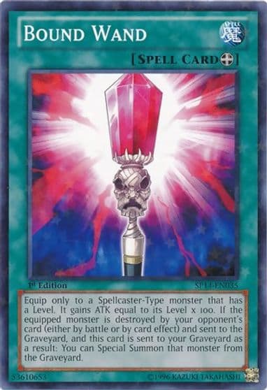 Bound Wand Starfoil Star Pack 2014 Yu-Gi-Oh! card