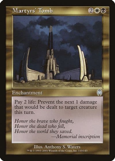 Martyrs Tomb Apocalypse Magic card