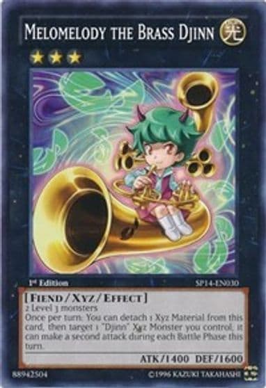 Melomelody the Brass Djinn Star Pack 2014 Yu-Gi-Oh! card