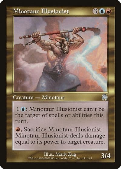Minotaur Illusionist Apocalypse Magic card