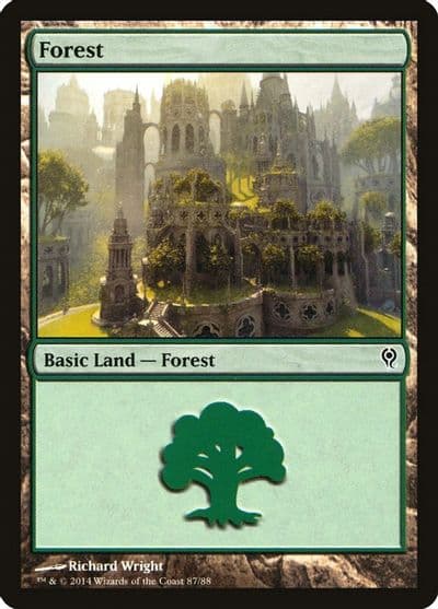 Forest 87 Duel Decks: Jace vs. Vraska Magic card