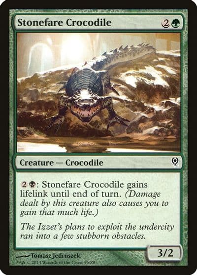 Stonefare Crocodile Duel Decks: Jace vs. Vraska Magic card